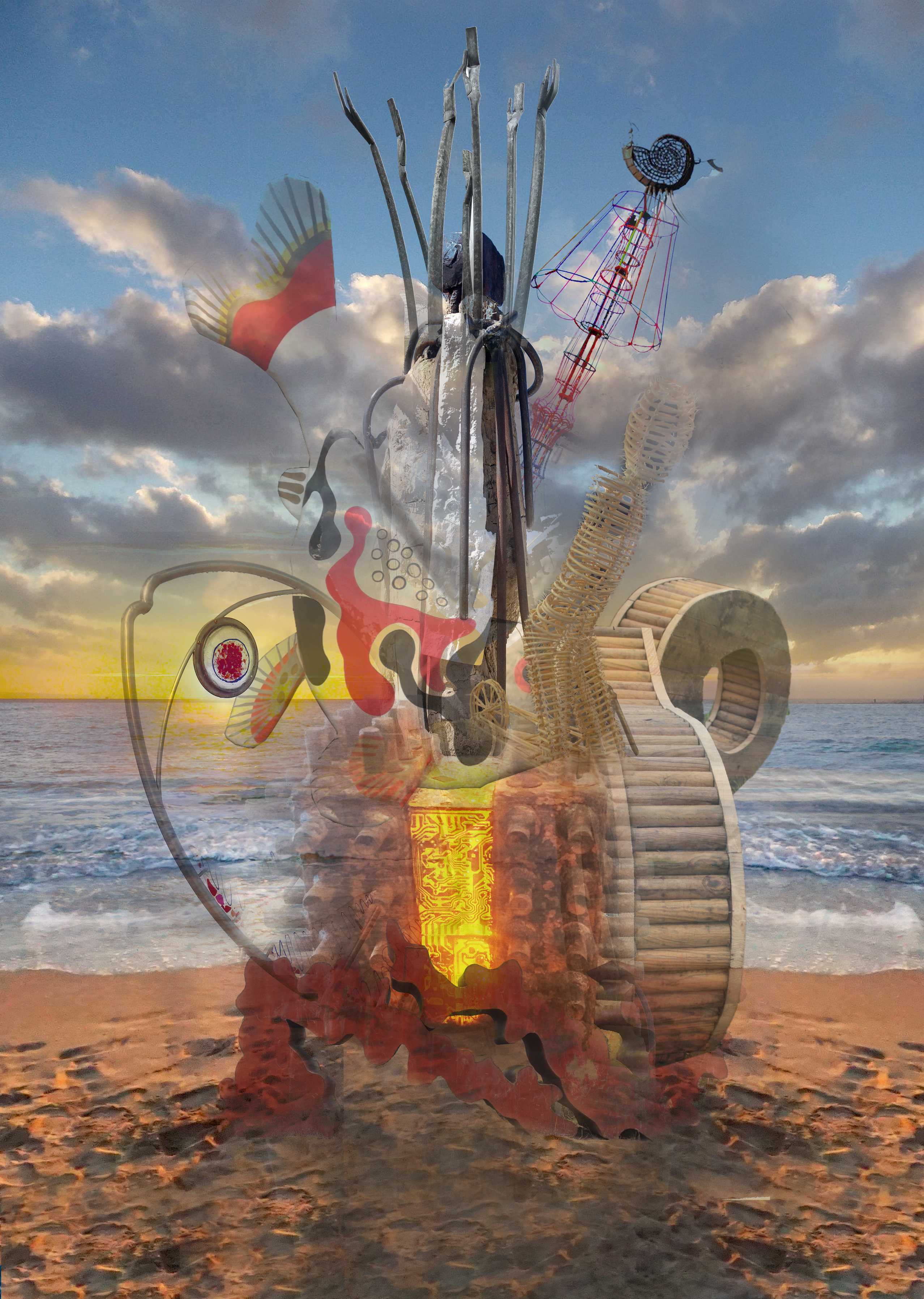 Flyer Ku(n)stroute Zijpe aan Zee is er